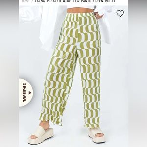 Princess polly Tiana pleated wide leg pants